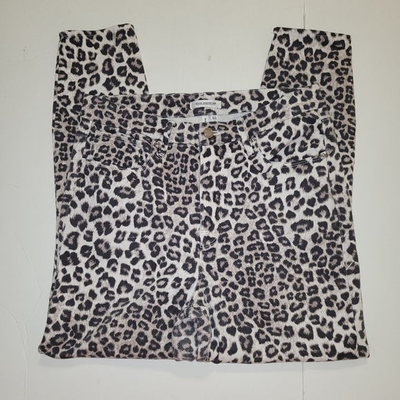 + Good American Good Waist Crop Animal print jeans - Picture 3 of 12